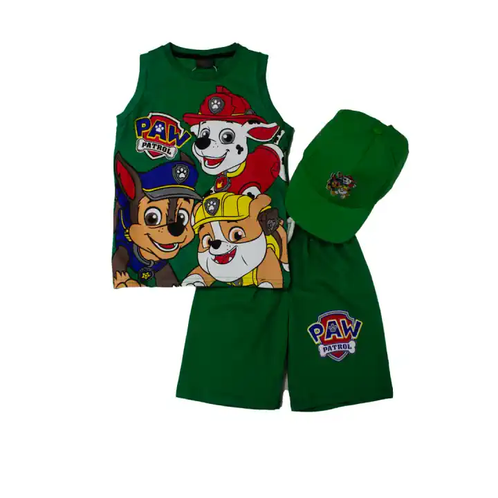 PAW PATROL YEŞİL ŞAPKALI TAKIM