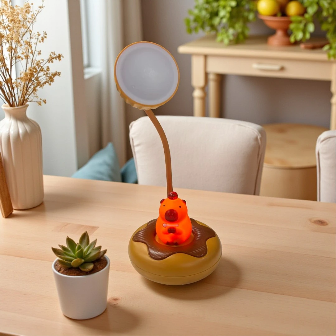 CAPYBARA DEKORATİF LED MASA LAMBASI (K)