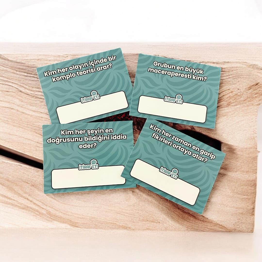 İTİRAF ET KLASİK KART OYUNU