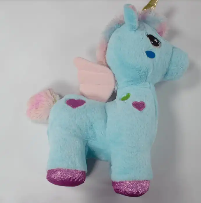MAVİ BÜYÜK BOY UNICORN PELUŞ OYUNCAK 60 CM