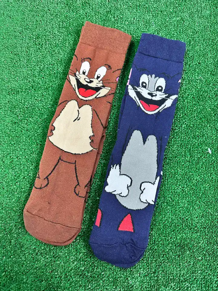 Tom ve Jerry Çift Soket Çorap