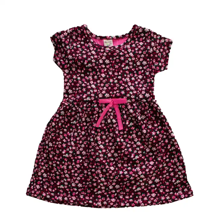ÇİÇEKLİ KIZ ELBİSE