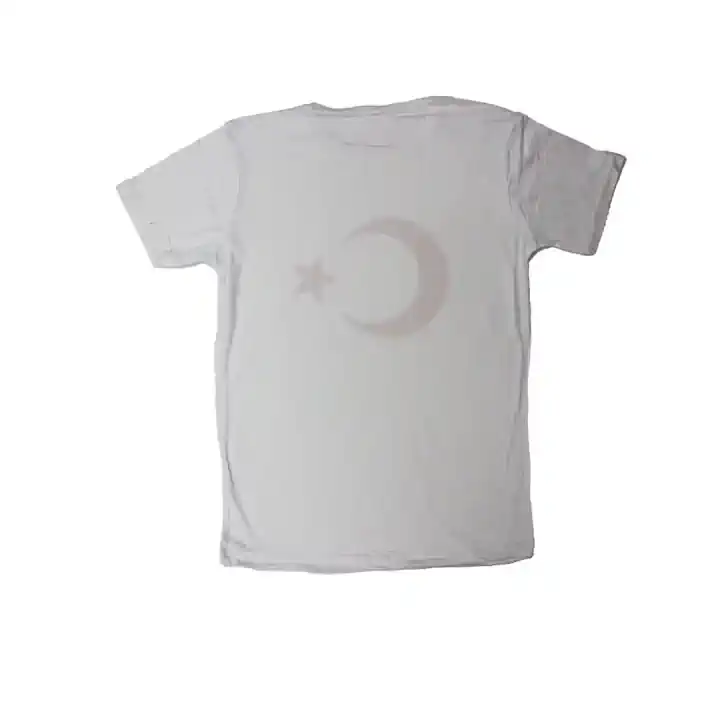 BEYAZ TÜRK BAYRAKLI TİŞÖRT