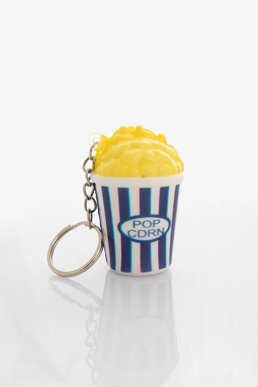 SQUISHY LACİVERT POPCORN ANAHTARLIK