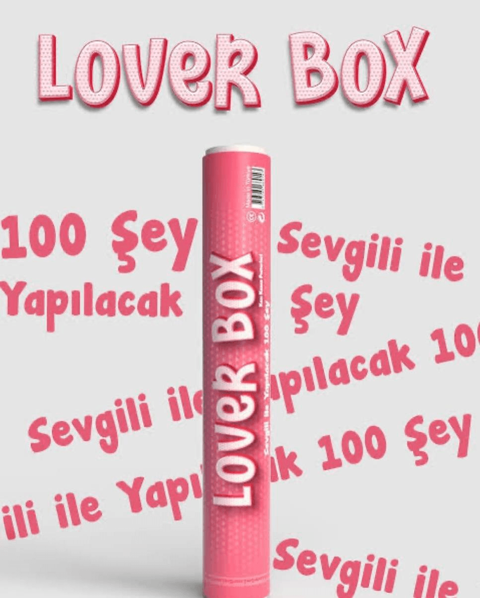 Sevgili Kutusu, Sevgili ile Yapılacak 100 Şey, Kazı Kazan Posteri