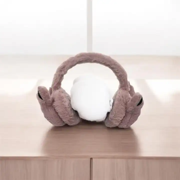 UNISEX YETİŞKİN VE ÇOCUK PREMIUM PIKACHU PELUŞ KULAKLIK - Koyu Pembe