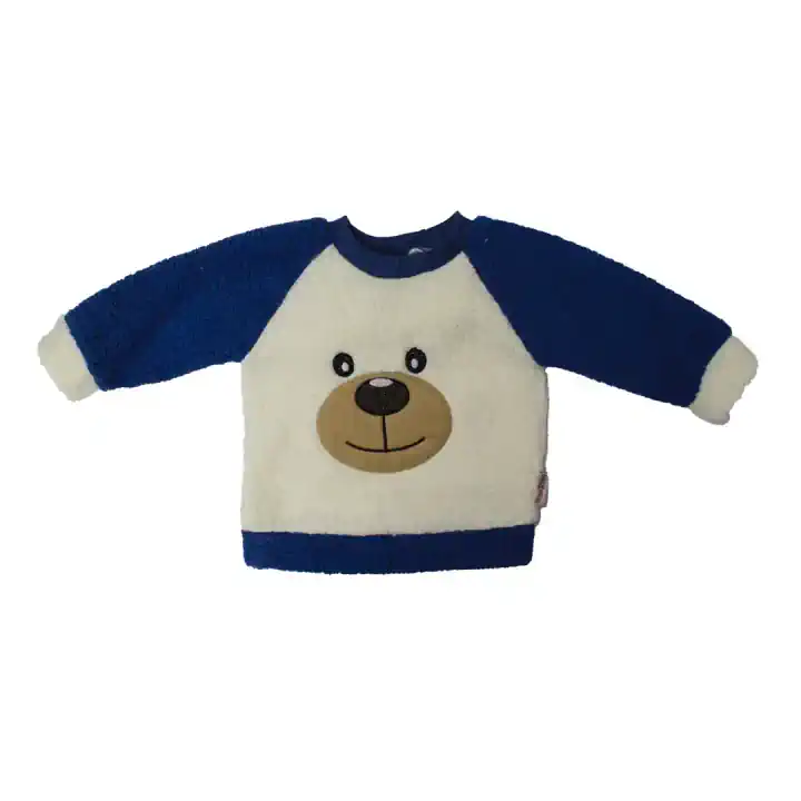 LACİVERT AYICIKLI PELUŞ EŞOFMAN TAKIMI