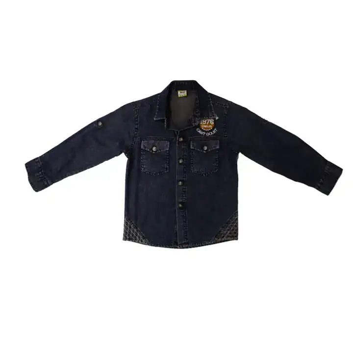 LACİVERT 1976 KOT GÖMLEK