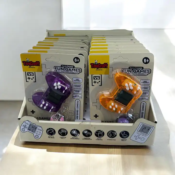 GERÇEK TETRİS ANAHTARLIK ÇANTA SÜSÜ - Turuncu