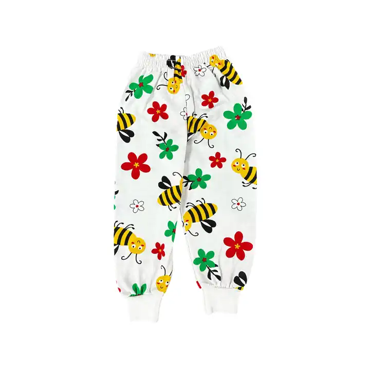 BEYAZ ARI DESENLİ EŞOFMAN TAKIMI