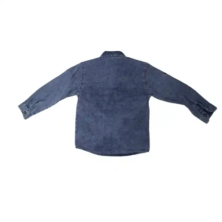 MAVİ STEP UP KOT GÖMLEK