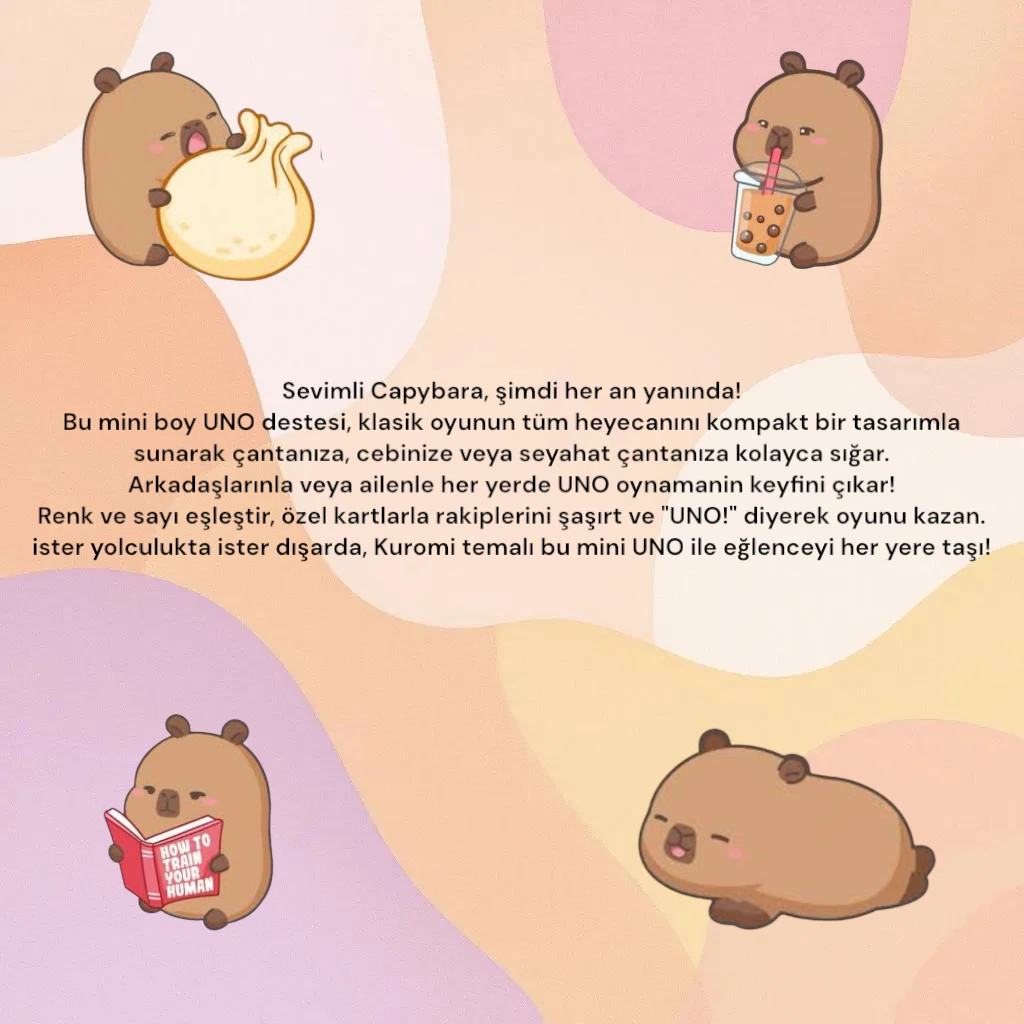 Uno Capybara Mini Kart Oyunu