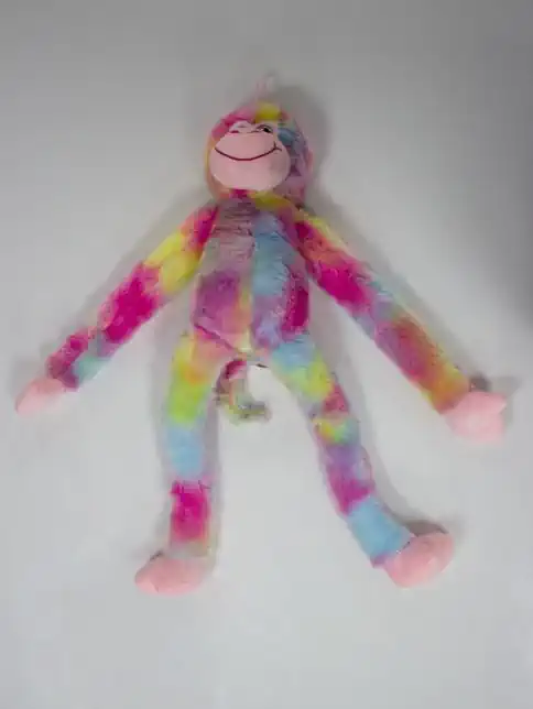 RENKLİ MAYMUN PELUŞ OYUNCAK (KOL DAHİL 80 CM)