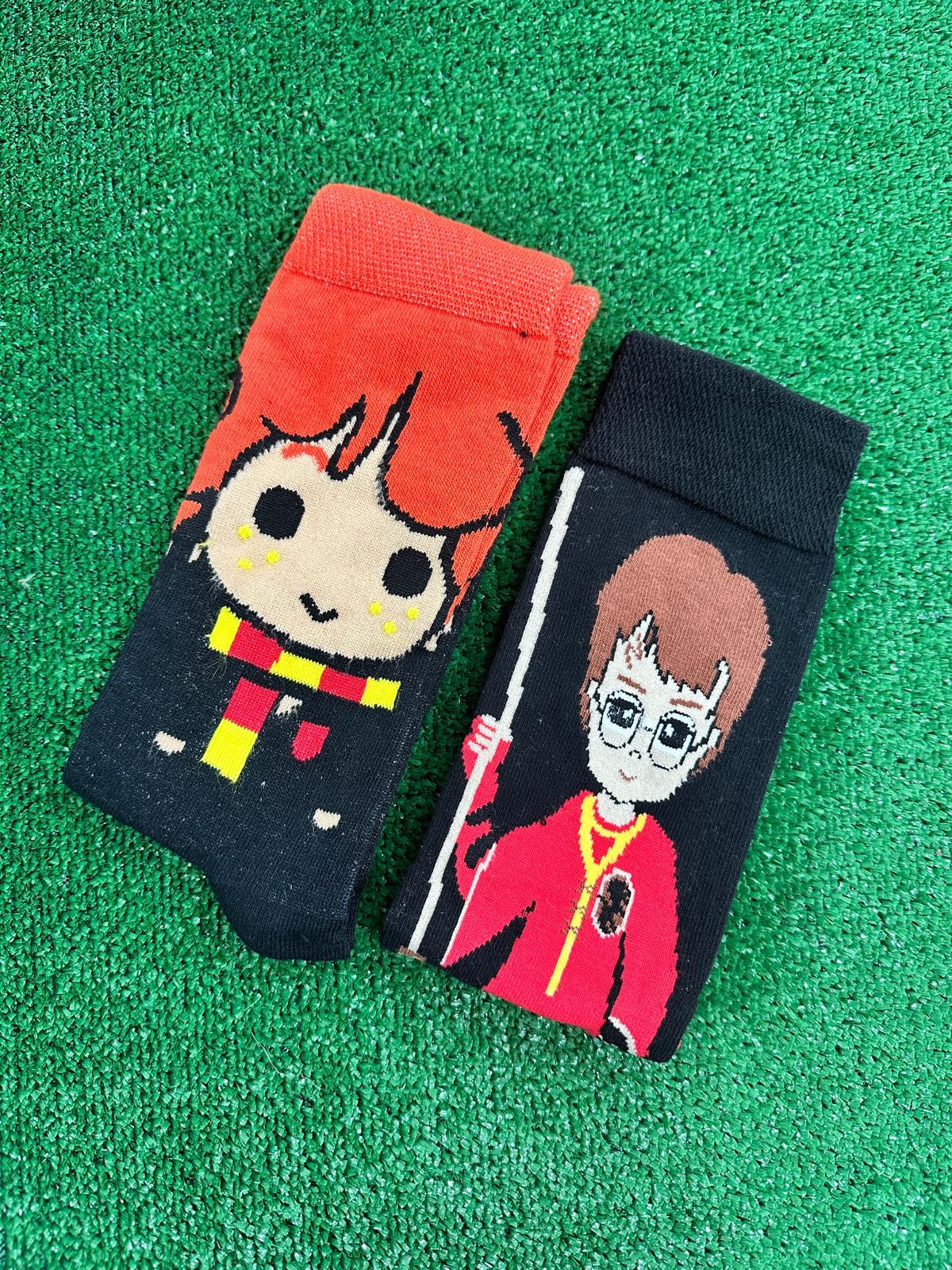 RON VE HARRY QUIDDITCH ÇİFT SOKET ÇORAP