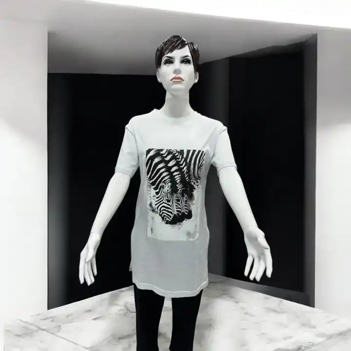 KADIN ZEBRA DESENLİ TUNİK