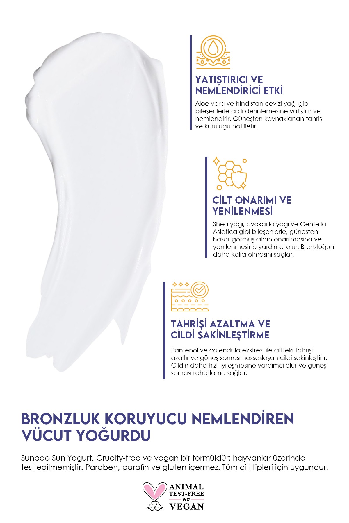 Sun Peeling 100 ml - Besleyici Arındırıcı Bronzlaştıran Yüz Vücut Scrub Peeling + Sun Yogurt 100 ml - Bronzluk Koruyucu Nemlendiren Vücut Yoğurdu