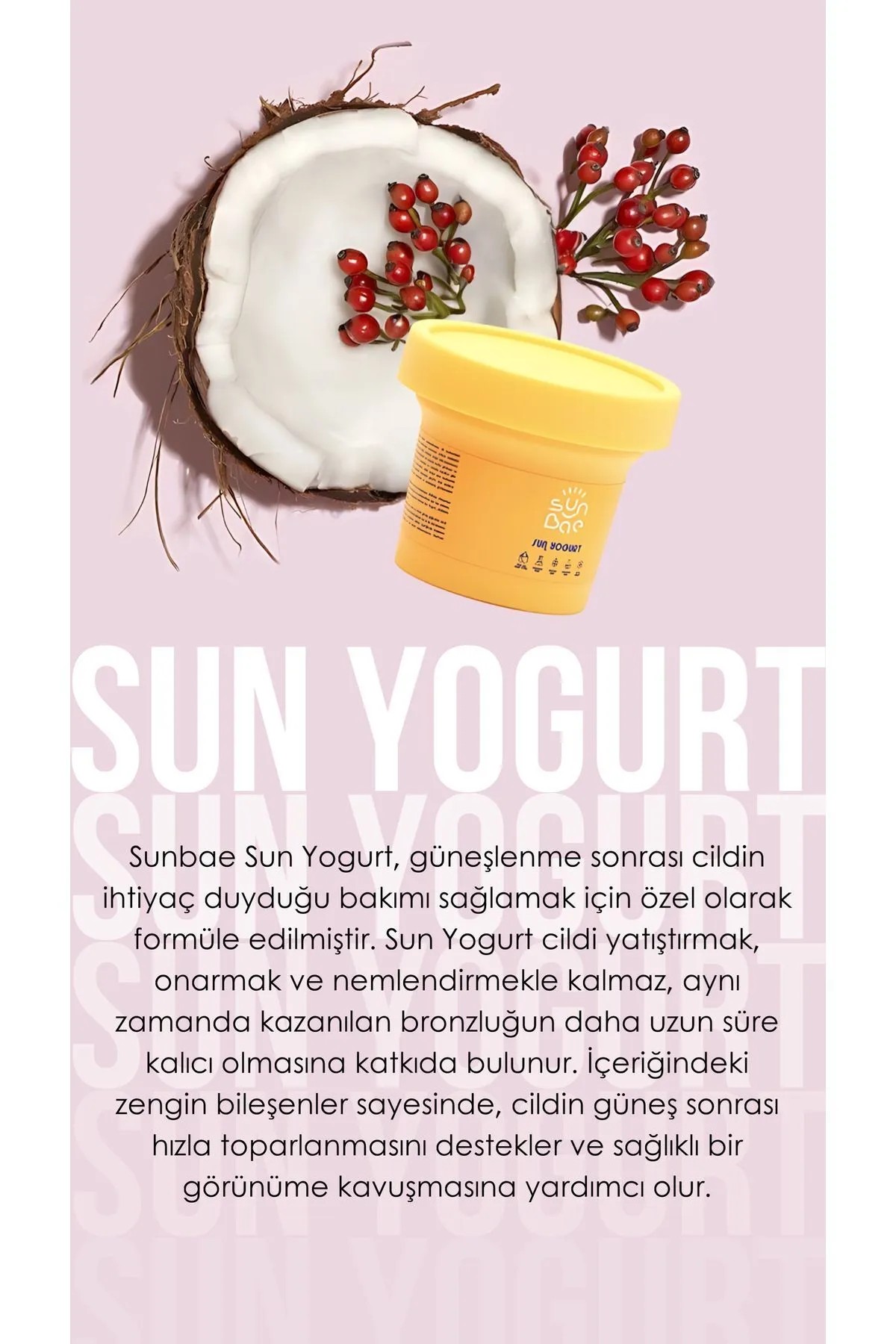 Sun Oil 150 ml -%100 Doğal Nemlendiren Bronzlaştırıcı Yağ + Sun Yogurt 100ml - Bronzluk Koruyucu Nemlendiren Vücut Yoğurdu