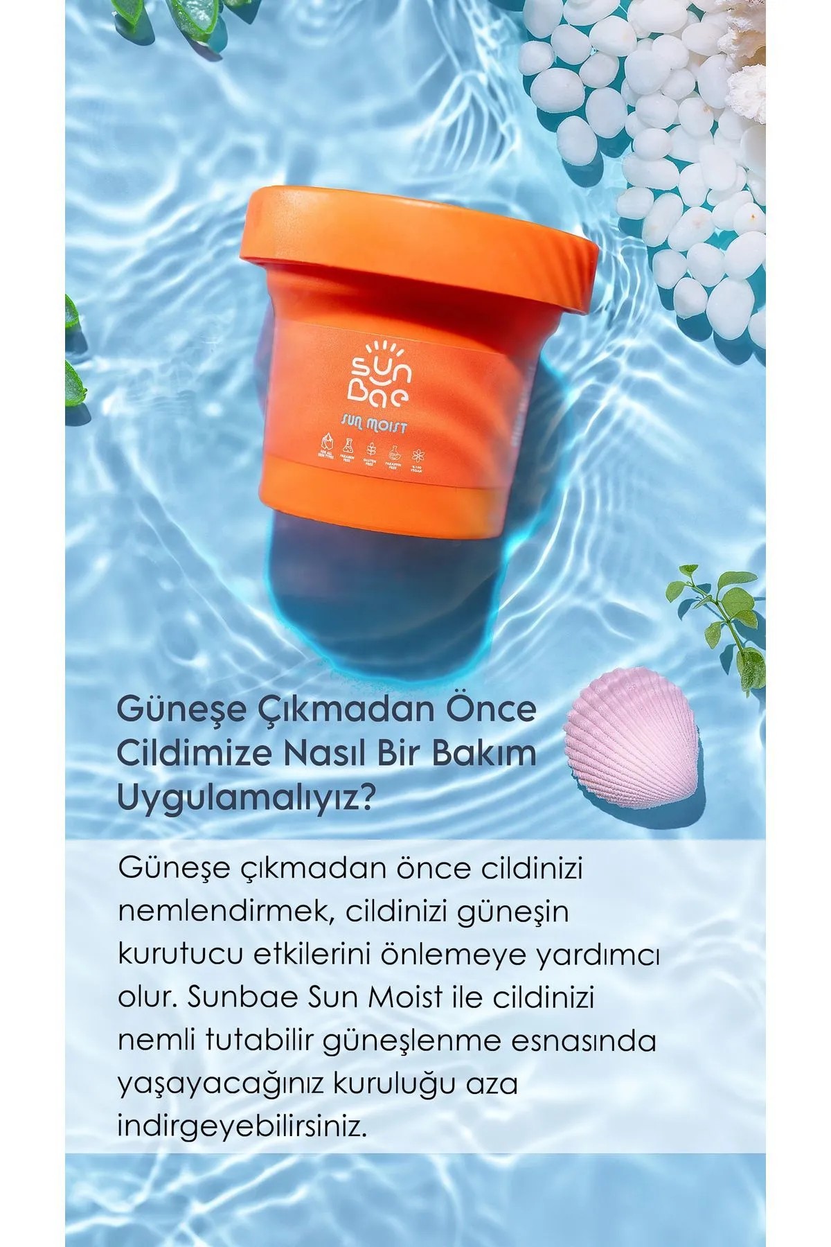 Sun Oil 150 ml -%100 Doğal Nemlendiren Bronzlaştırıcı Yağ + Sun Moist 100 ml - Bronzlaştıran Nemlendirici Vücut Losyonu 