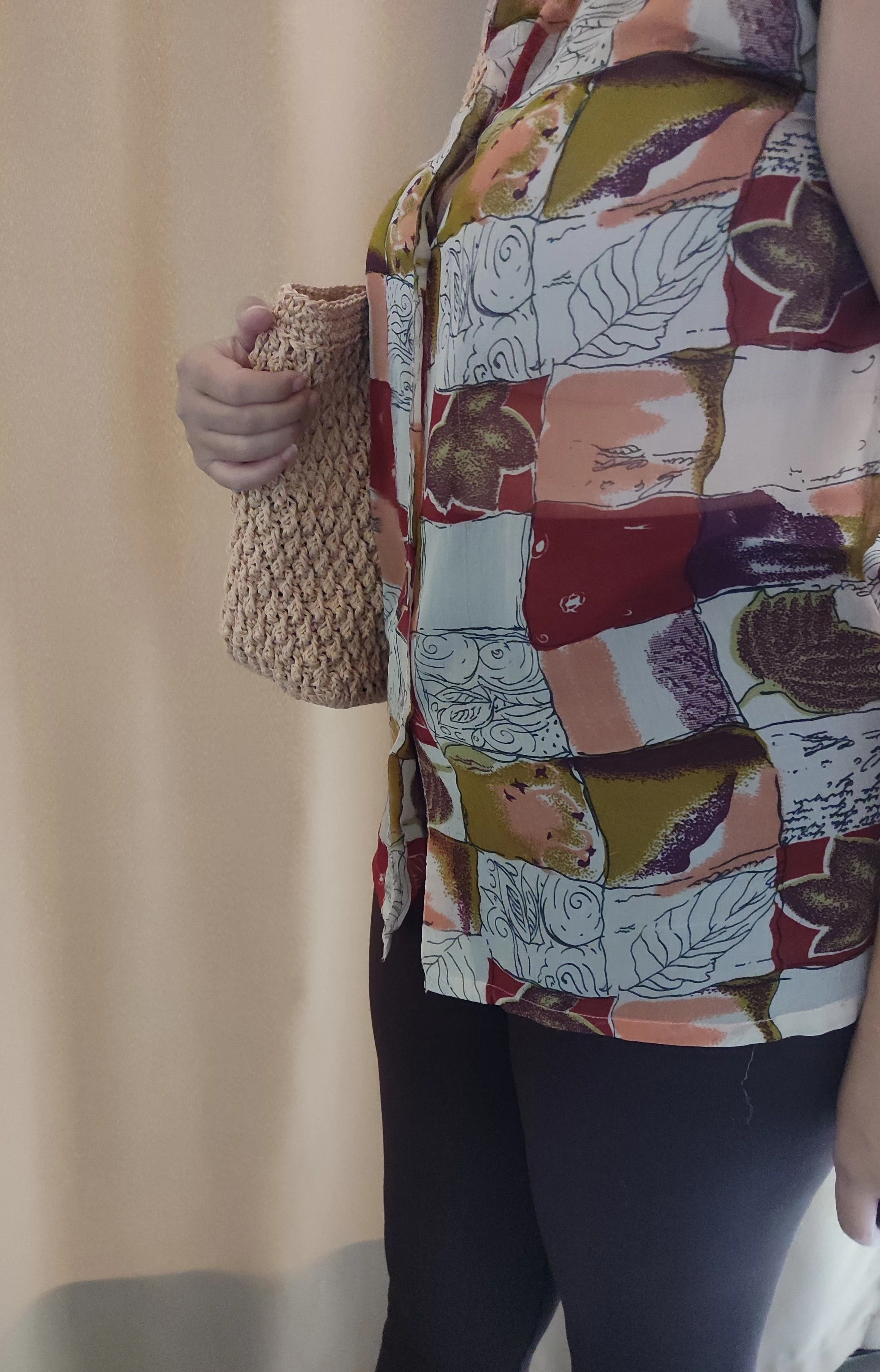 Krem rengi Kağıt ip çanta