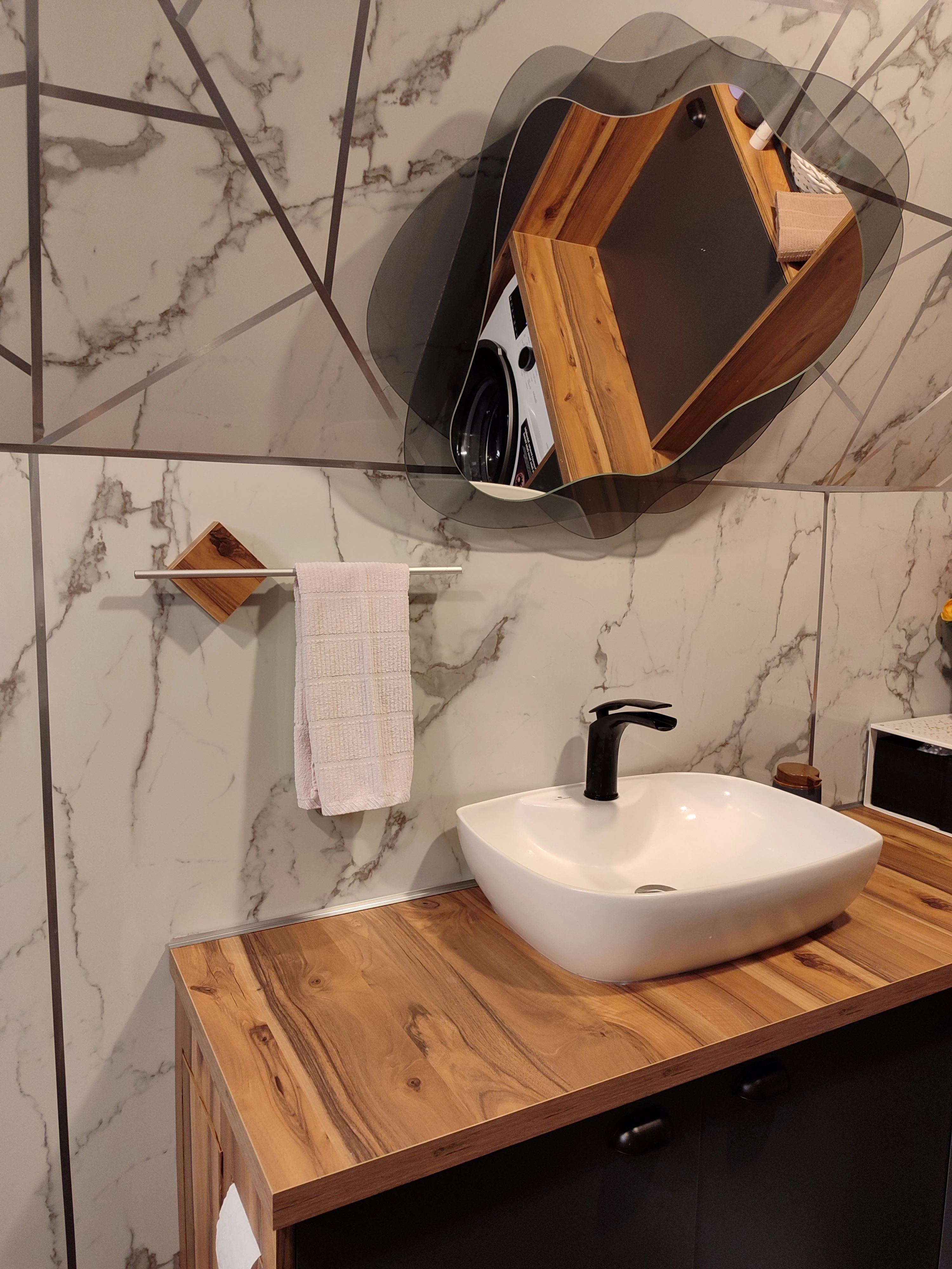 Dekoratif Havlu Askısı