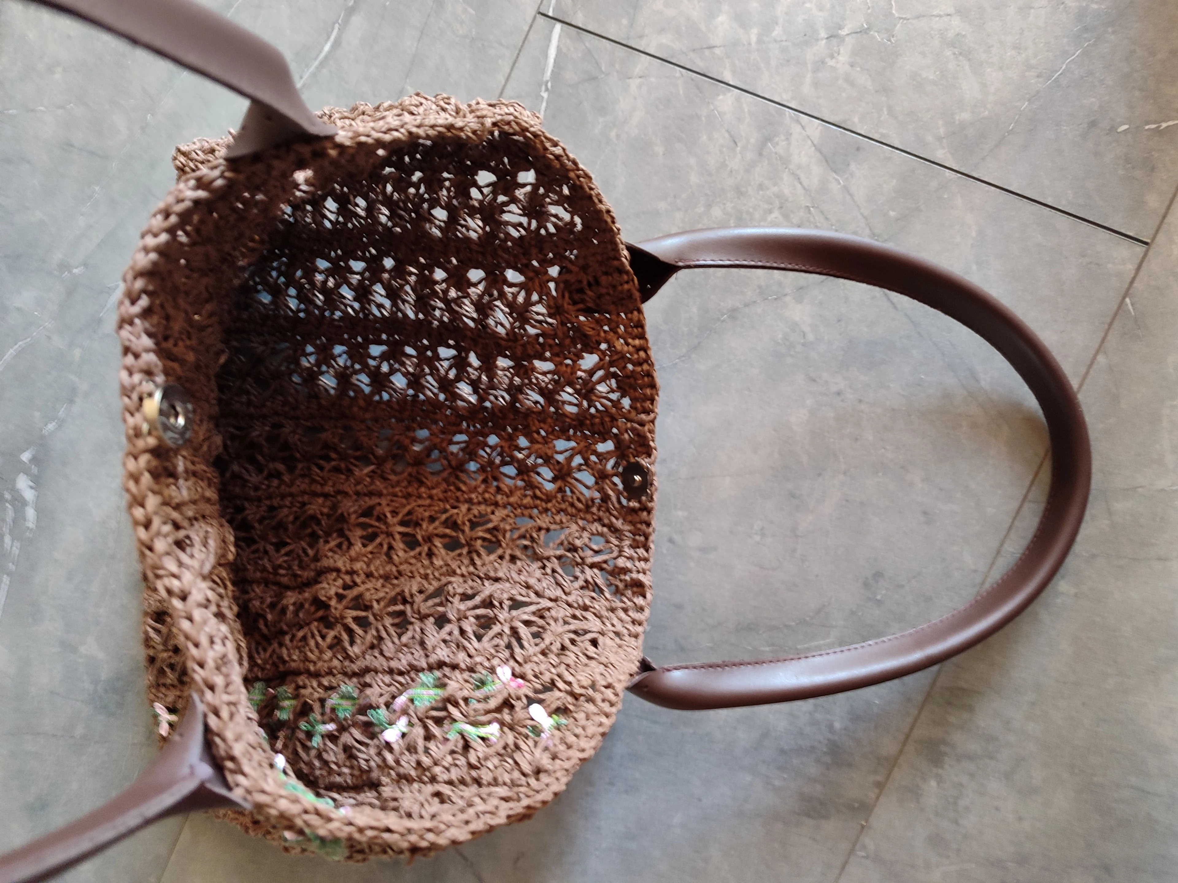 Kahverengi kağıt ip çanta