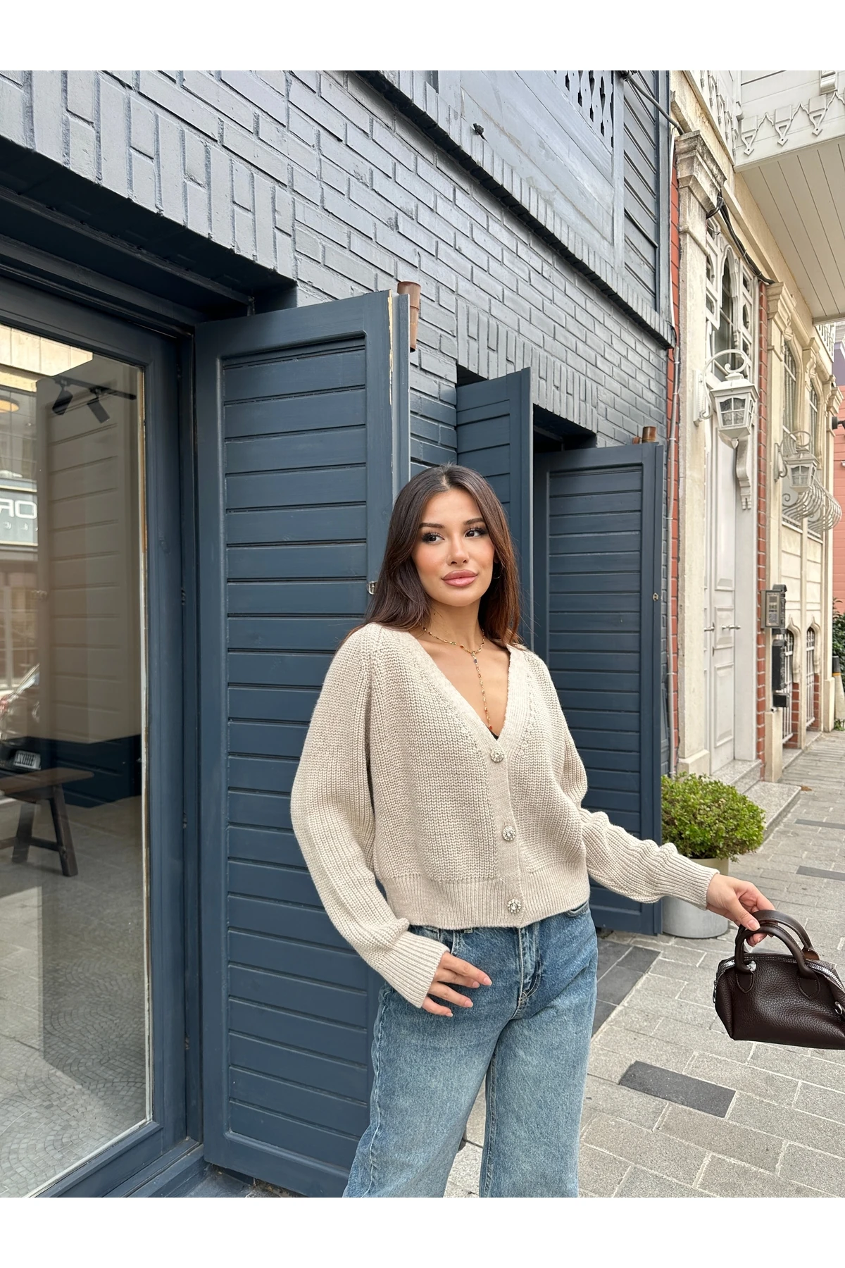 Selanik Örgü Triko Hırka