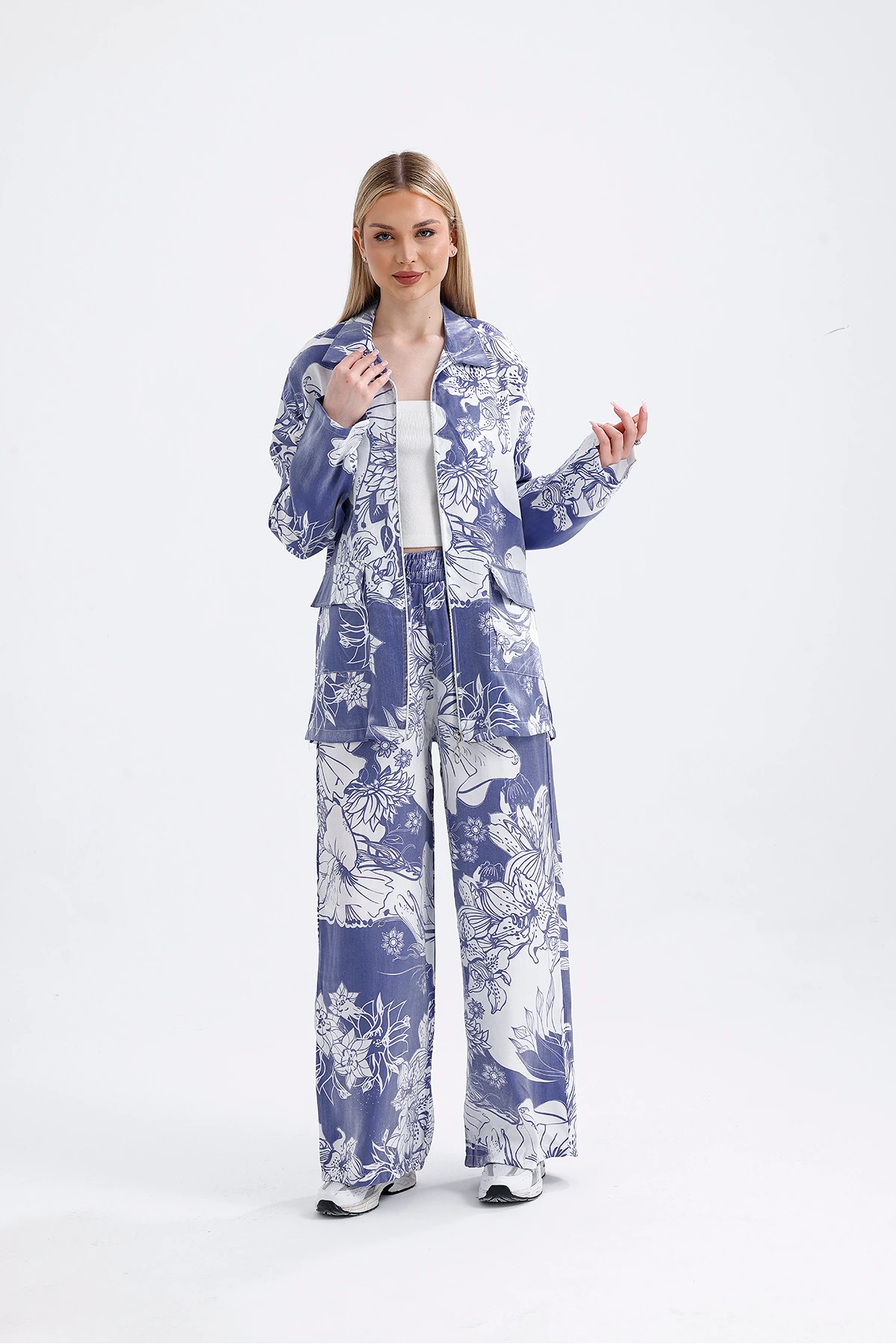 Kristal Kumaş İkili Takım