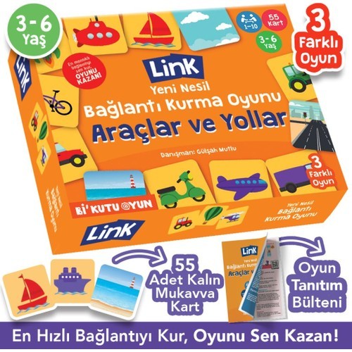 Bi Kutu Oyun Araçlar ve Yollar - Link Bağlantı Kurma Oyunu