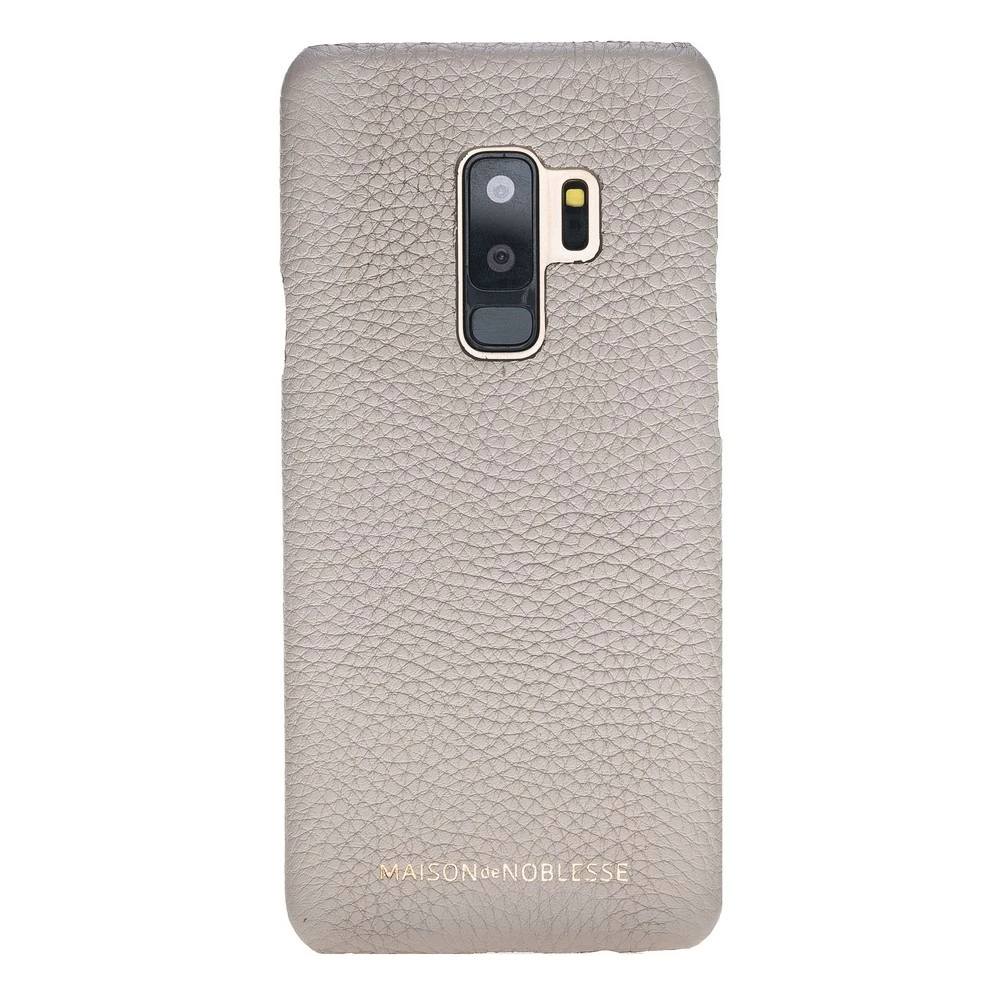 Maison de Noblesse Ultimate Jacket Deri Arka Kapak Samsung S9 Plus ERC3 Bej