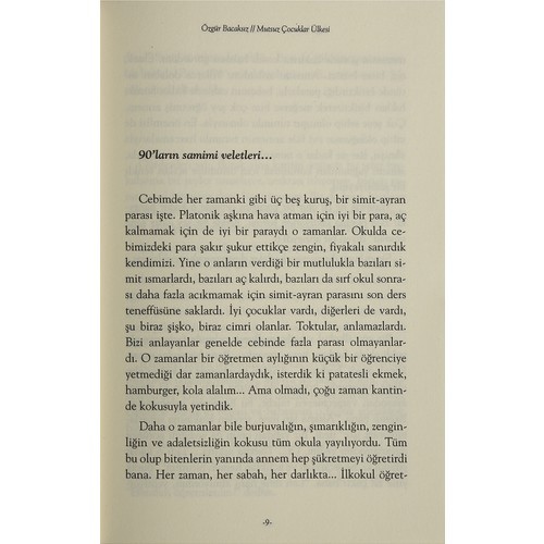 Mutsuz Çocuklar Ülkesi - Özgür Bacaksız