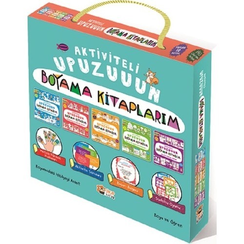 Aktiviteli Upuzuuun Boyama Kitabım (Set - 5 Kitap) - Asiye Aslı Aslaner