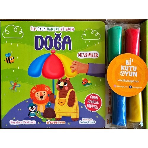 İlk Oyun Hamuru Kitabım – Doğa (Oyun Hamuru Hediyeli) - Nagehan Pehlivan