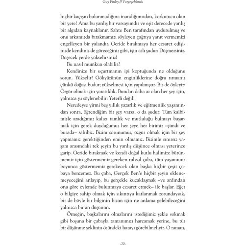 Vazgeçebilmek - Guy Finley