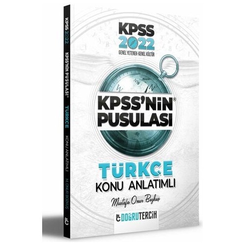 Doğru Tercih Yayınları 2022 KPSS'nin Pusulası Türkçe Konu Anlatımı