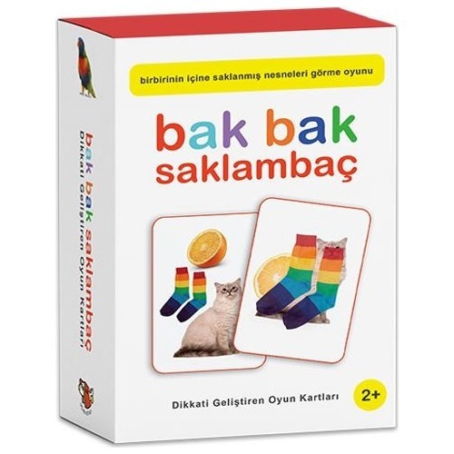 Bak Bak Saklambaç Dikkati Geliştiren Oyun Kartları