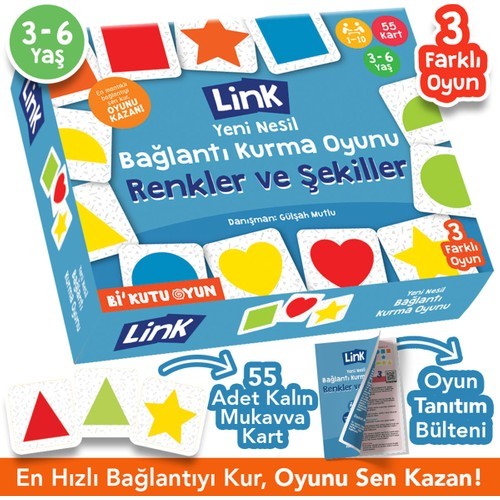 Bi Kutu Oyun Link Yeni Nesil Bağlantı Kurma Oyunu Renkler ve Şekiller
