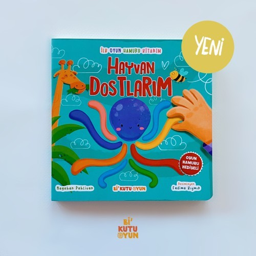 İlk Oyun Hamuru Kitabım – Hayvan Dostlarım (Oyun Hamuru Hediyeli) - Nagehan Pehlivan