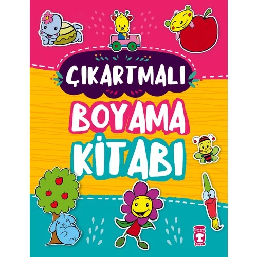 Çıkartmalı Boyama Kitabı (Sticker Hediyeli) - Murat Bingöl