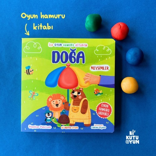 İlk Oyun Hamuru Kitabım – Doğa (Oyun Hamuru Hediyeli) - Nagehan Pehlivan