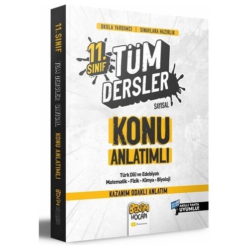 Benim Hocam Yayınları 11. Sınıf Sayısal Tüm Dersler