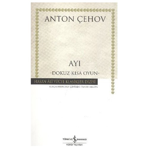 Ayı Karton Kapak-Anton Pavloviç Çehov