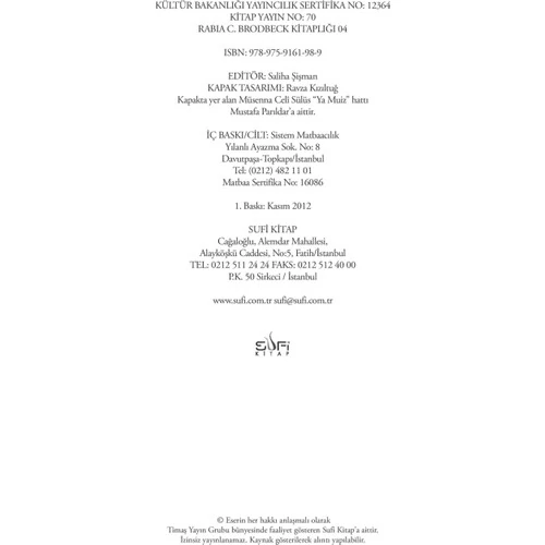 Aşk Mesleği (Velayet)-Rabia Christine Brodbeck