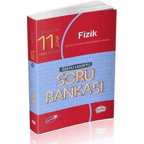 Editör Yayınları 11. Sınıf Fizik Özetli Lezzetli Soru Bankası