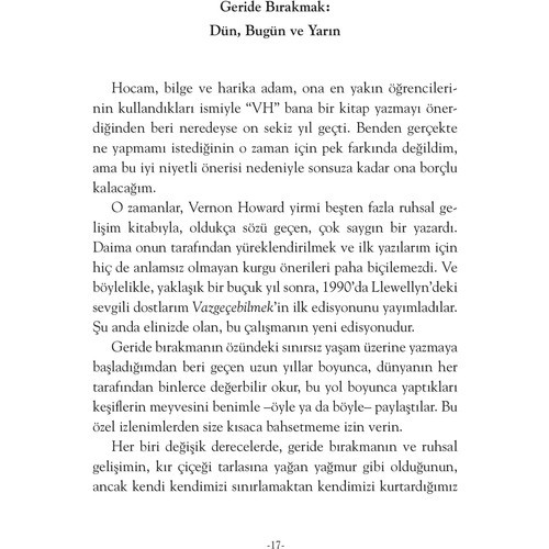 Vazgeçebilmek - Guy Finley