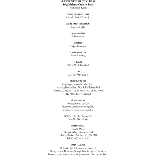 At Üstünde Selçuklular-Muharrem Kesik