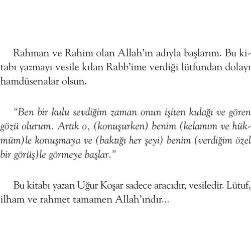 Allah Sizin Sahibinizdir - Uğur Koşar