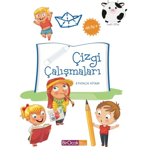 Çizgi Çalışmaları Etkinlik Kitabı (48 Ay) - Elif Alkan