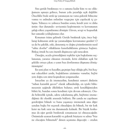 Vazgeçebilmek - Guy Finley