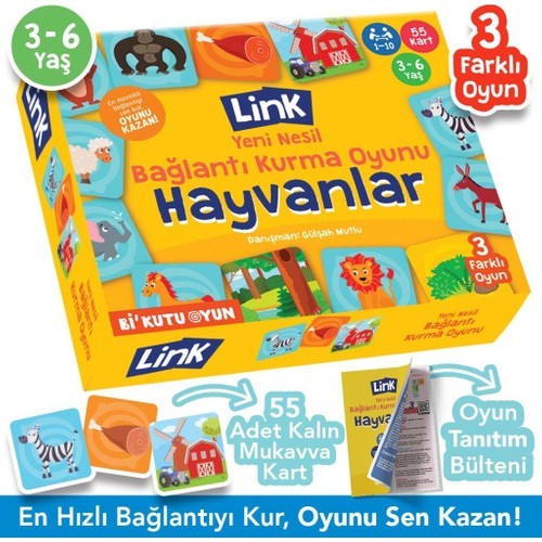 Link - Hayvanlar Bağlantı Kurma Oyunu - Yeni Nesil Bağlantı Kurma Oyunu