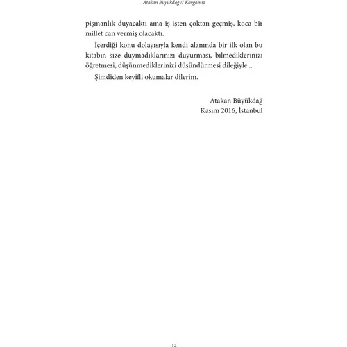 Kavgamız - Atakan Büyükdağ